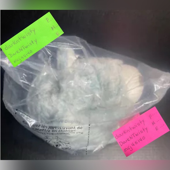 BNWT GUND SNUFFLES TWO TONE BLUE/WHITE APPROX 13” 2 OF 3 STILL SEALED IN PLASTIC - Picture 7 of 13